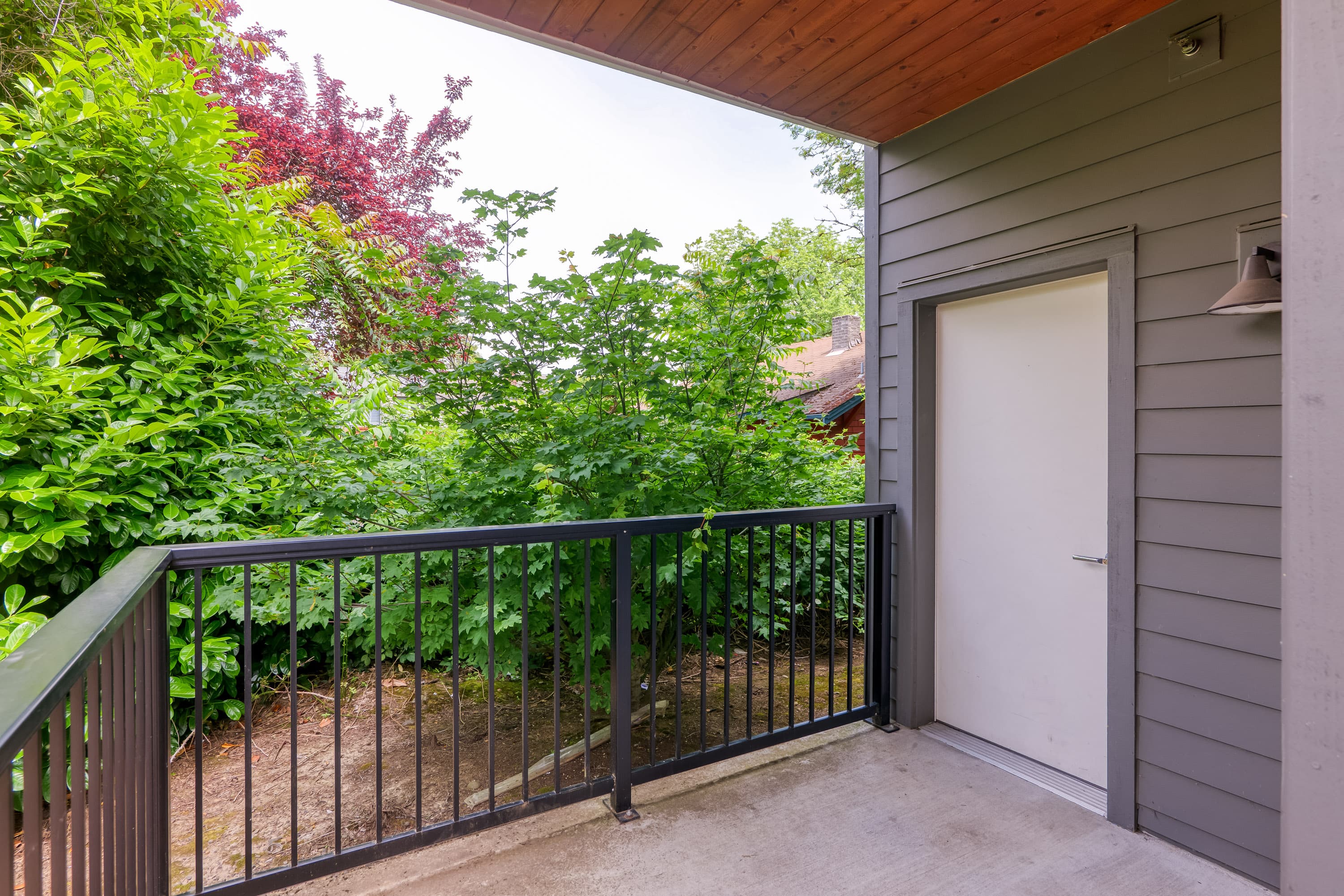 Covered Patio with Garden View